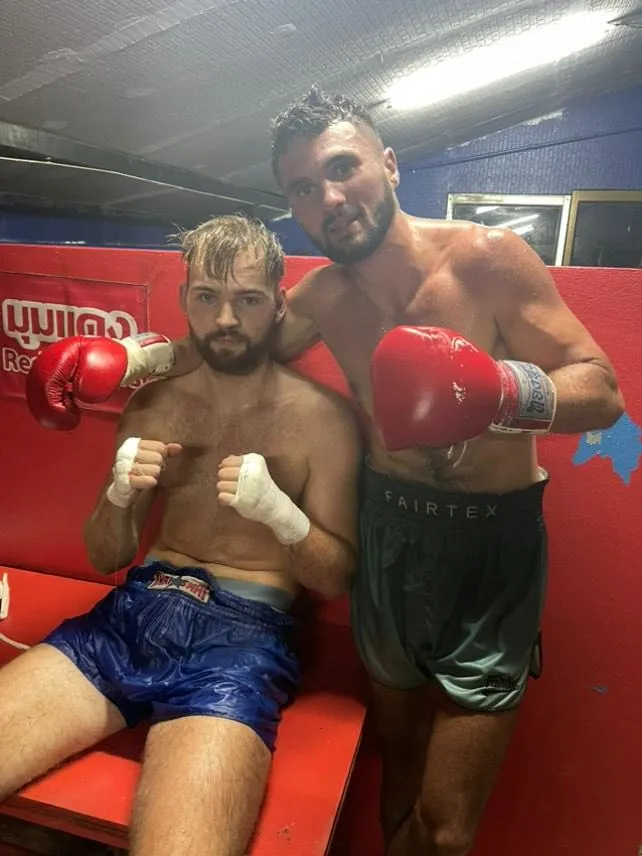 Teddy backstage at the international stadium