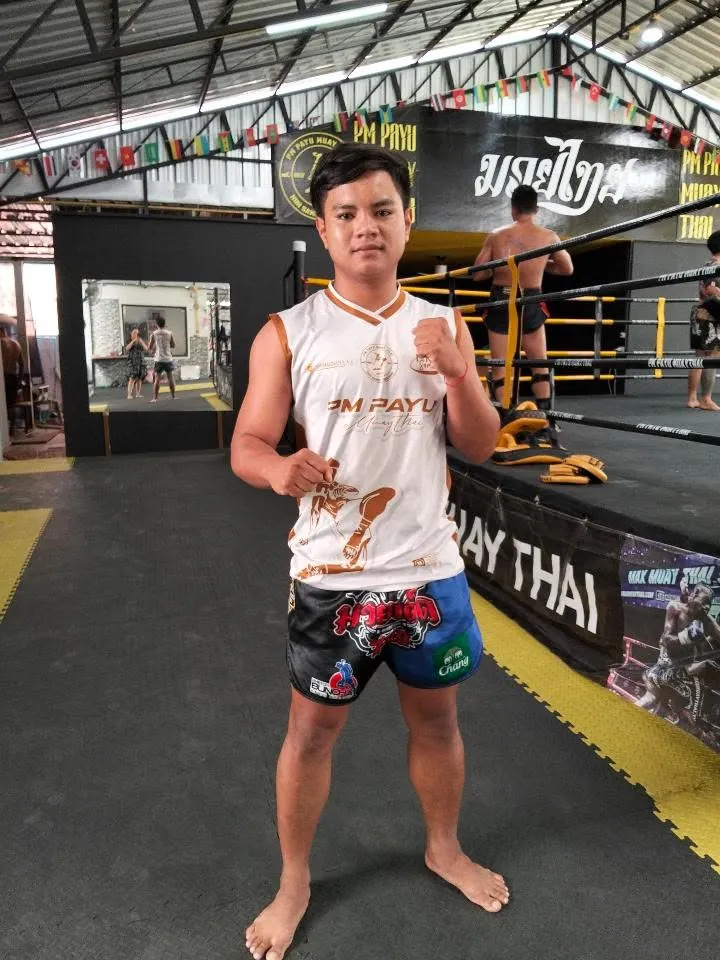 Kru Golf at PM PAYU Muay Thai, Koh Samui