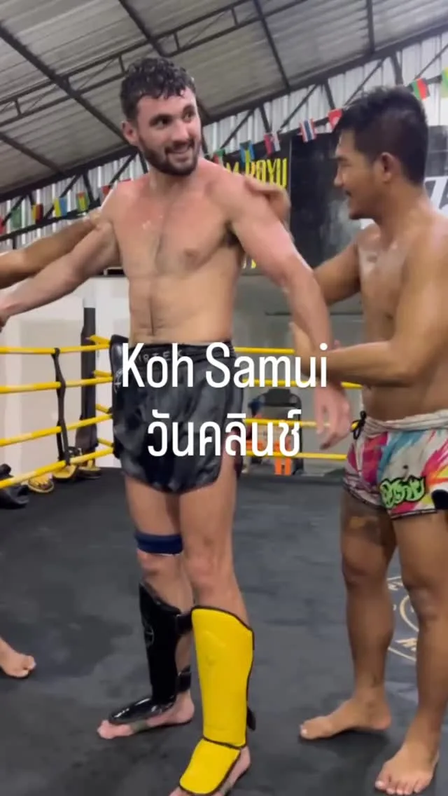 Teddy fight camp video at PM Payu Muaythai in Koh Samui